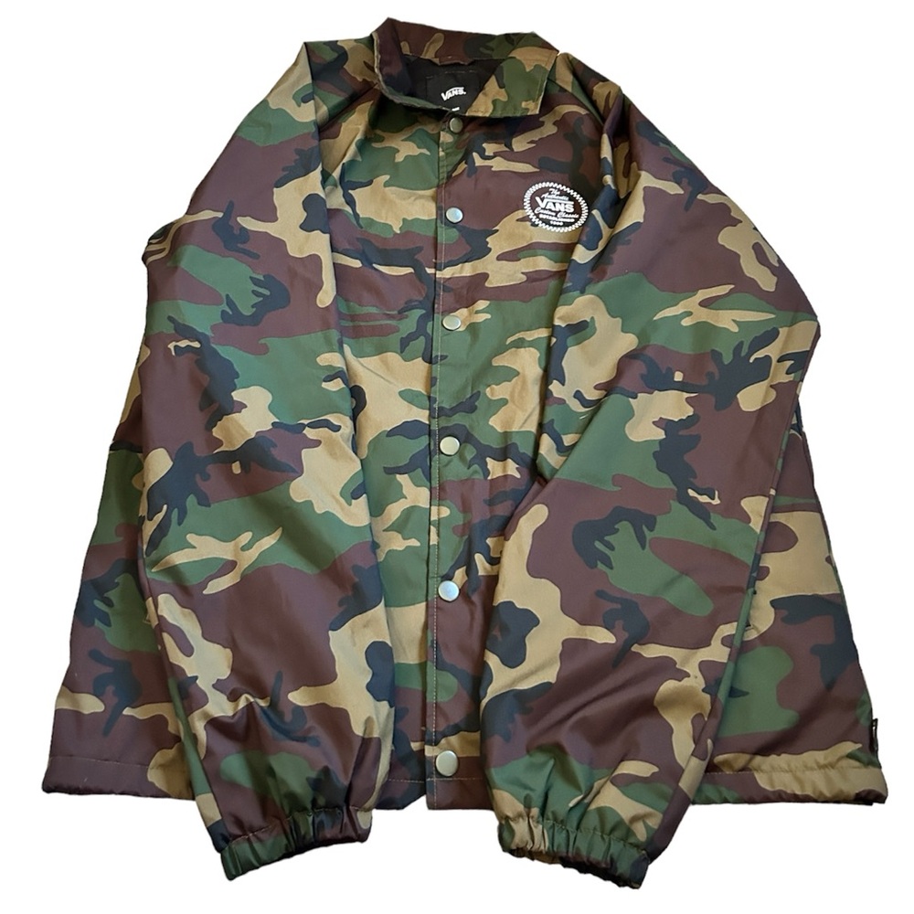 Vans camouflage button up